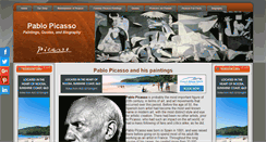 Desktop Screenshot of pablopicasso.org