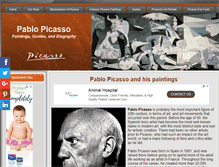 Tablet Screenshot of pablopicasso.org